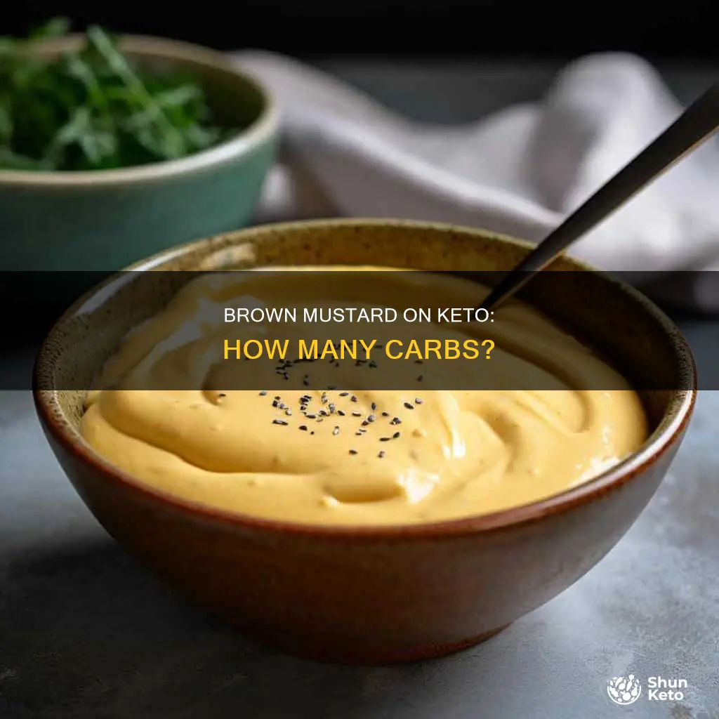 is brown mustard good for keto how many carbs