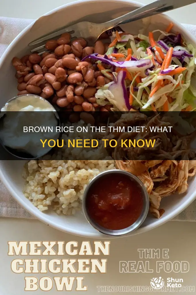 is brown rice allowed on thm diet