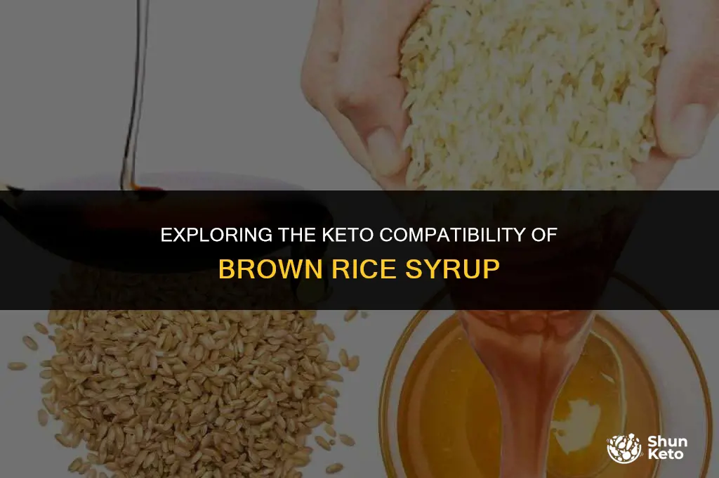 is brown rice syrup keto friendly