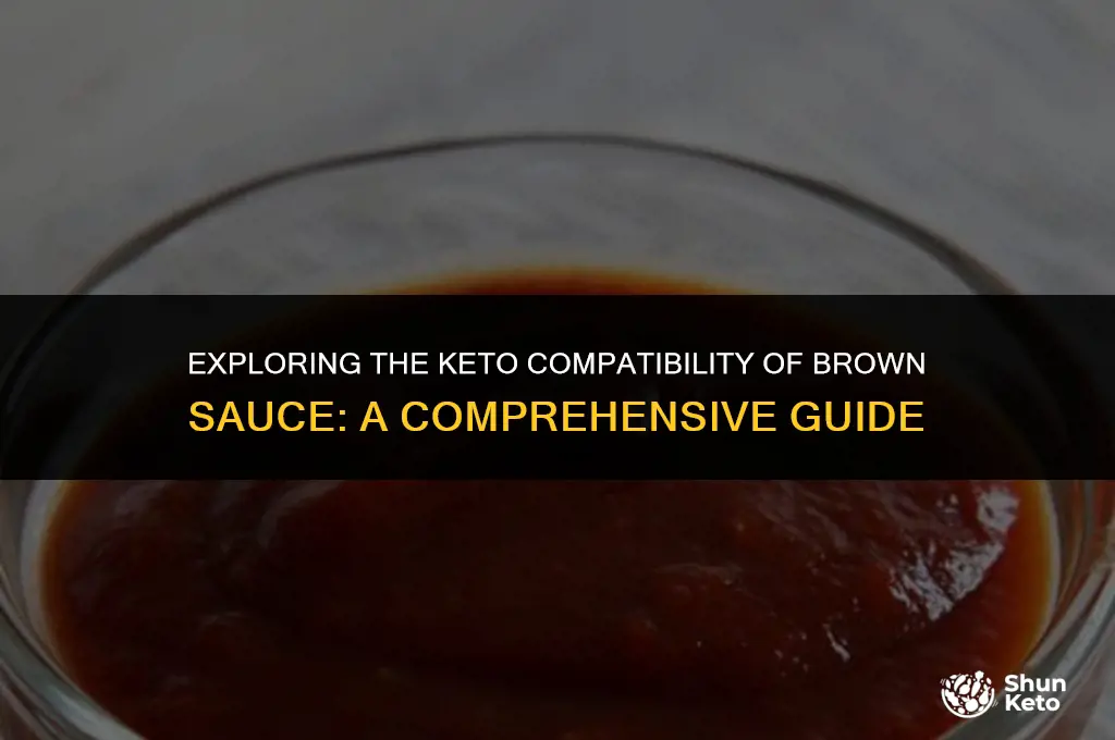is brown sauce keto friendly