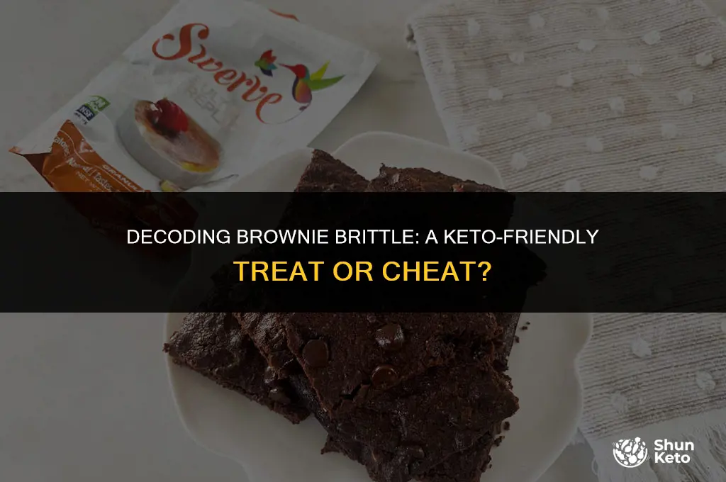 is brownie brittle keto friendly