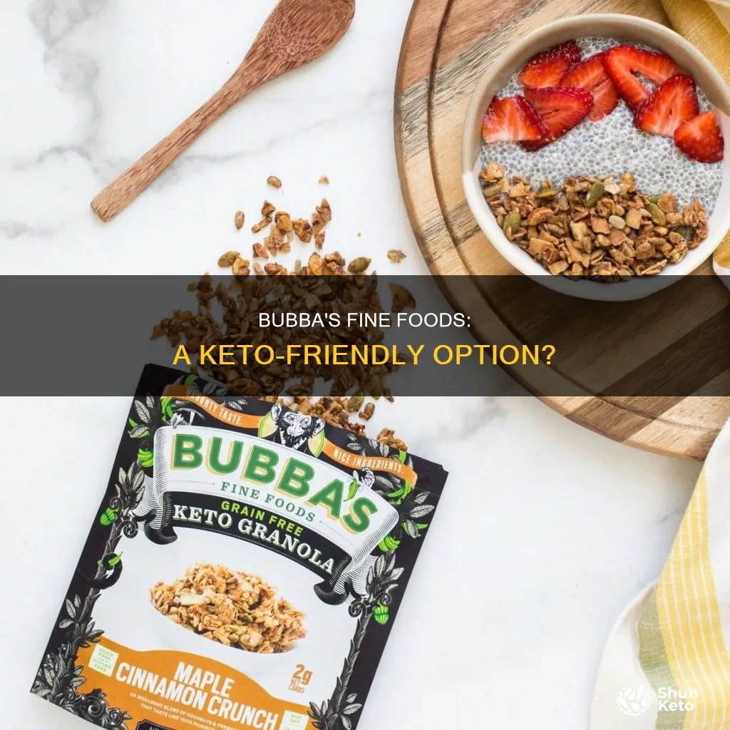 is bubbas fine foods keto