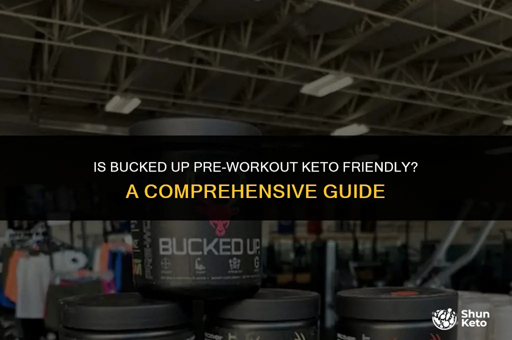 is bucked up pre workout keto friendly