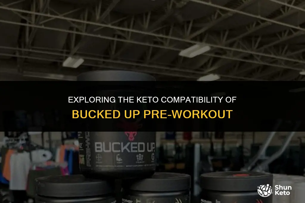 is bucked up prework out keto
