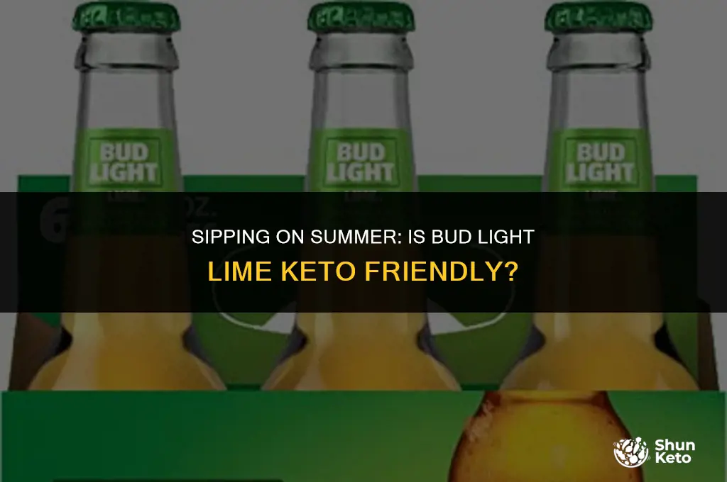 is bud light lime keto friendly