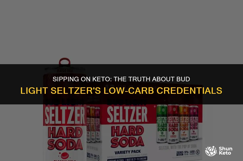 is bud light seltzer keto friendly