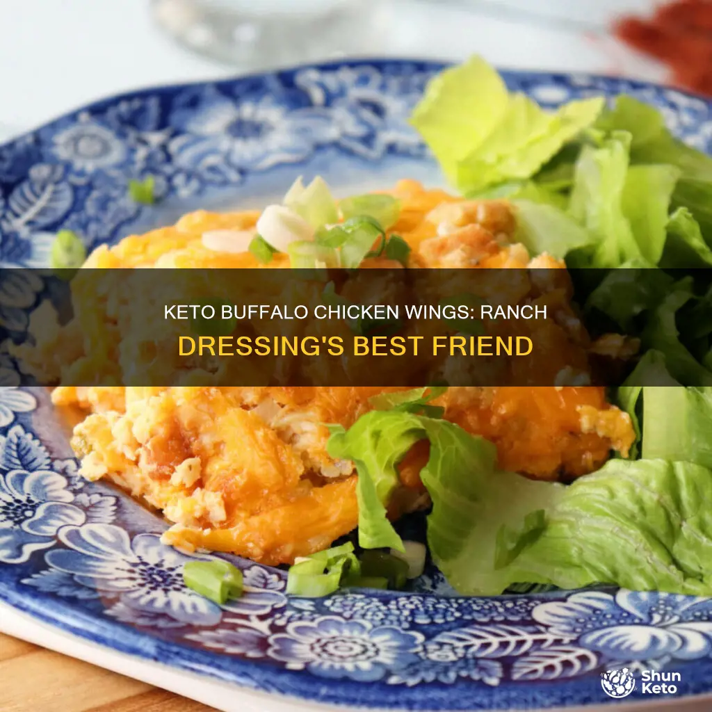 is buffalo chicken wings with rance dressing keto