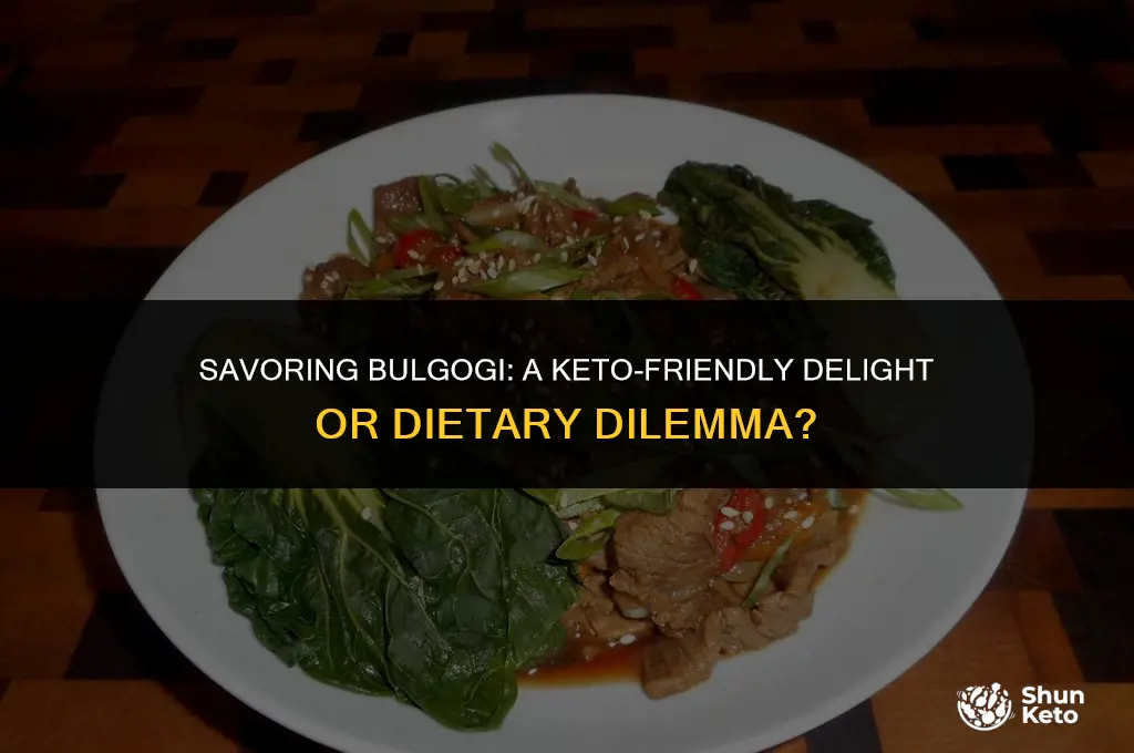is bulgogi keto friendly