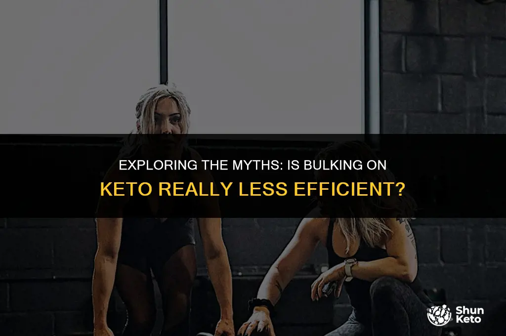 is bulking on keto less efficient