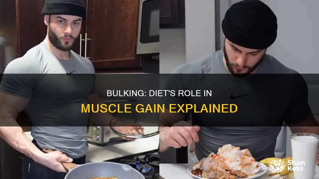 is bulking solely based on diet