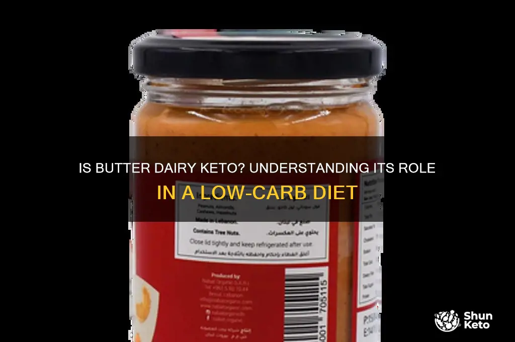 is butter dairy keto
