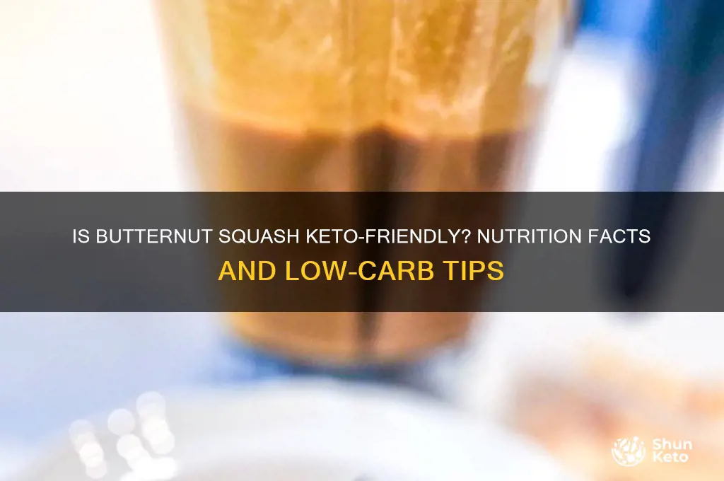 is butter nut squash keto