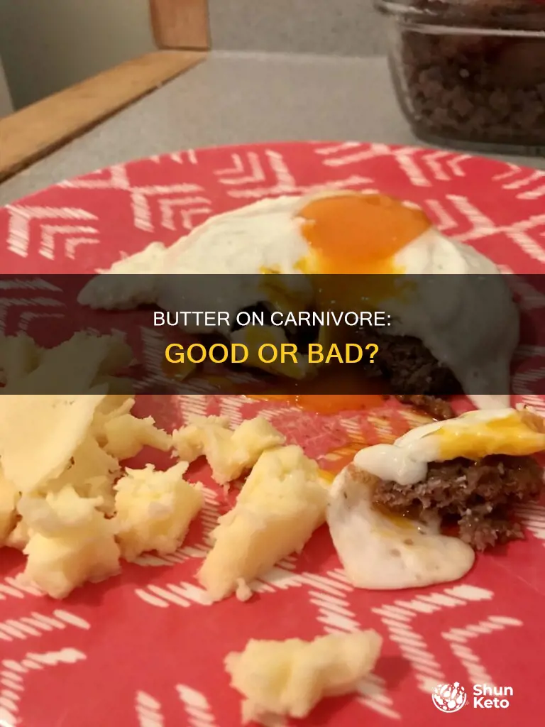 is butter ok on carnivore diet