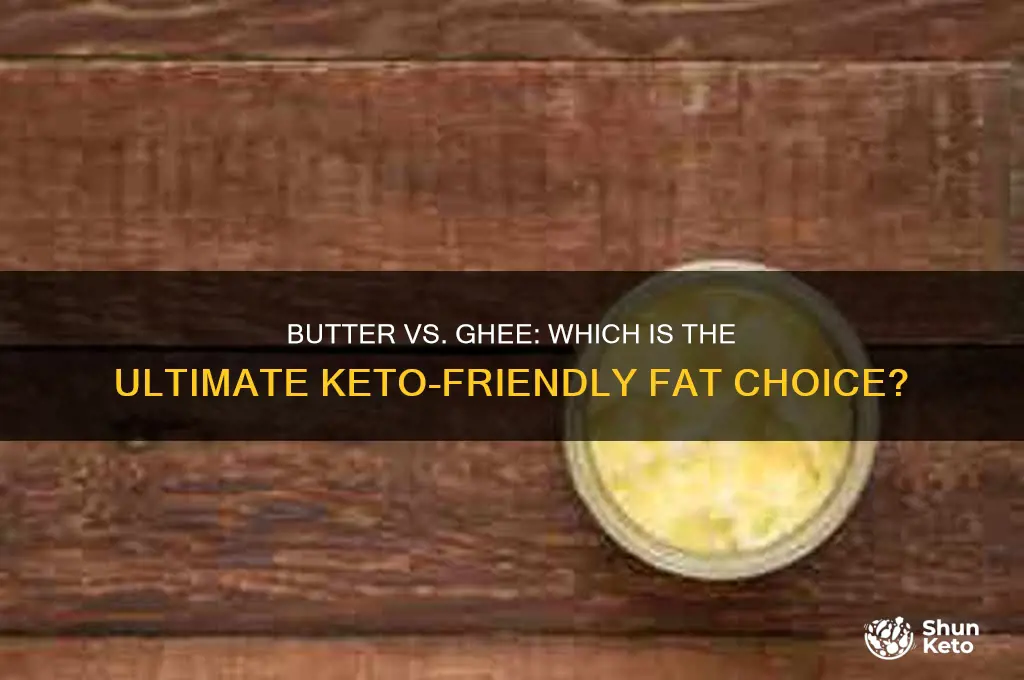 is butter or ghee better for keto