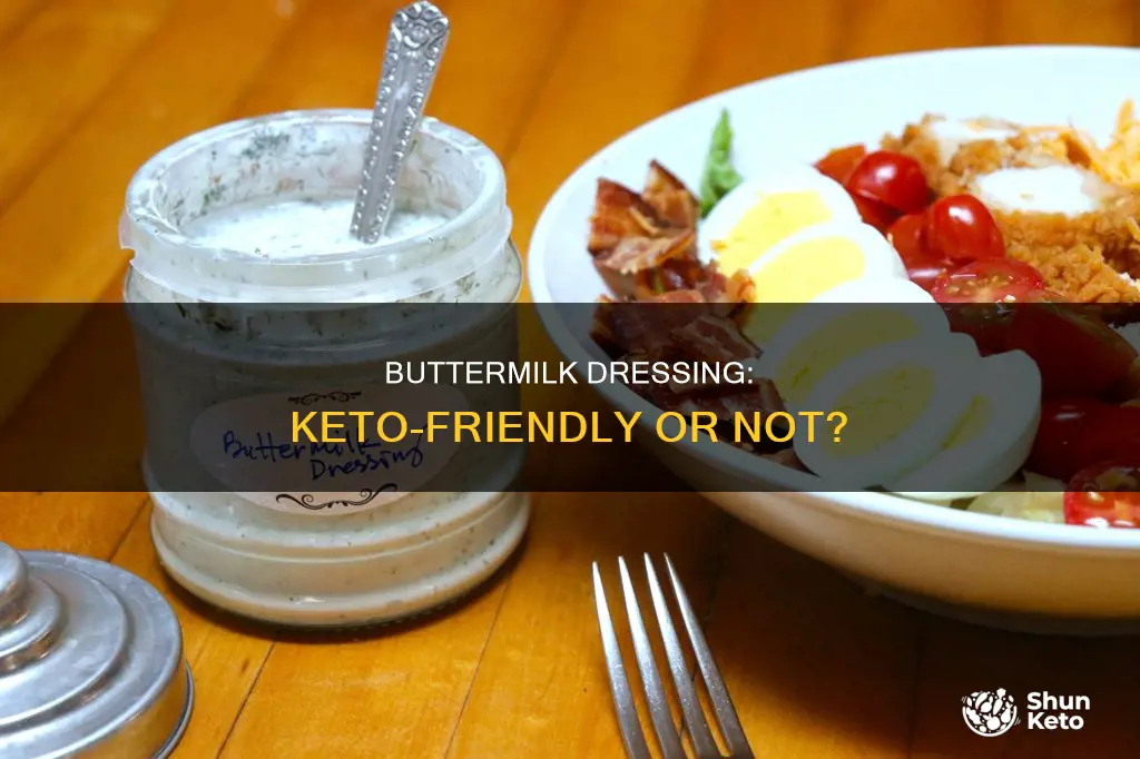 is buttermilk dressing ok on a keyo diet