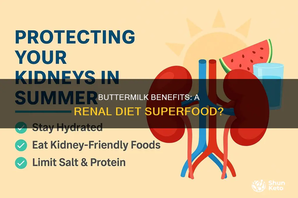 is buttermilk ok on renal diet