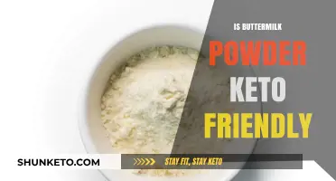 Exploring the Keto Compatibility of Buttermilk Powder