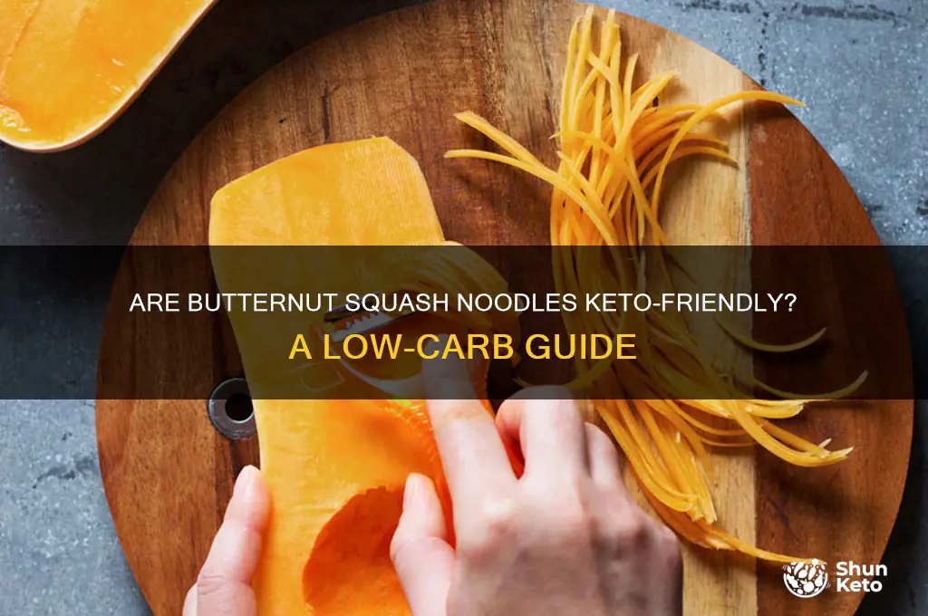 is butternut squash noodles keto