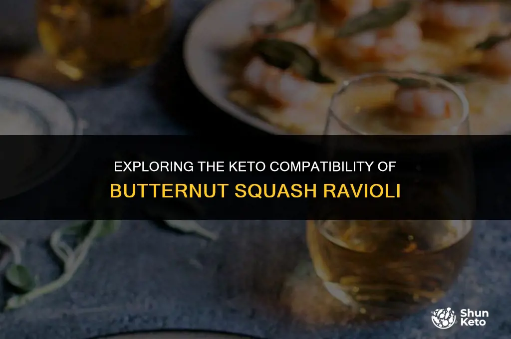 is butternut squash ravioli keto friendly