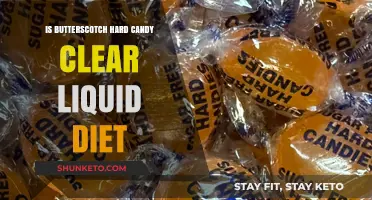 Butterscotch Hard Candy: A Clear Liquid Diet Treat?
