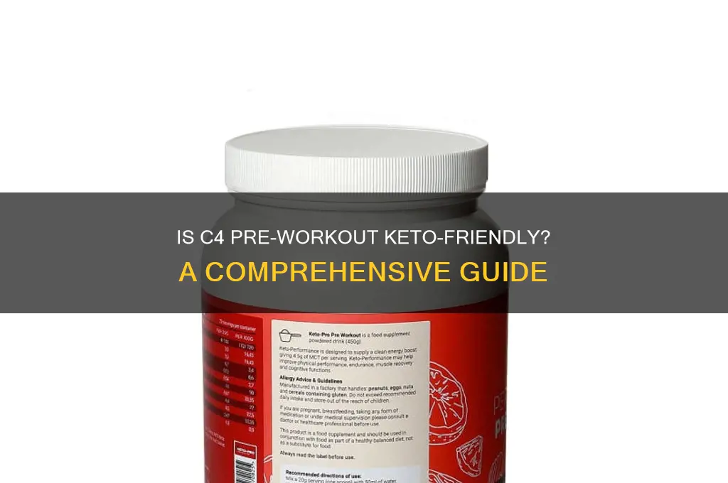 is c4 pre workout keto