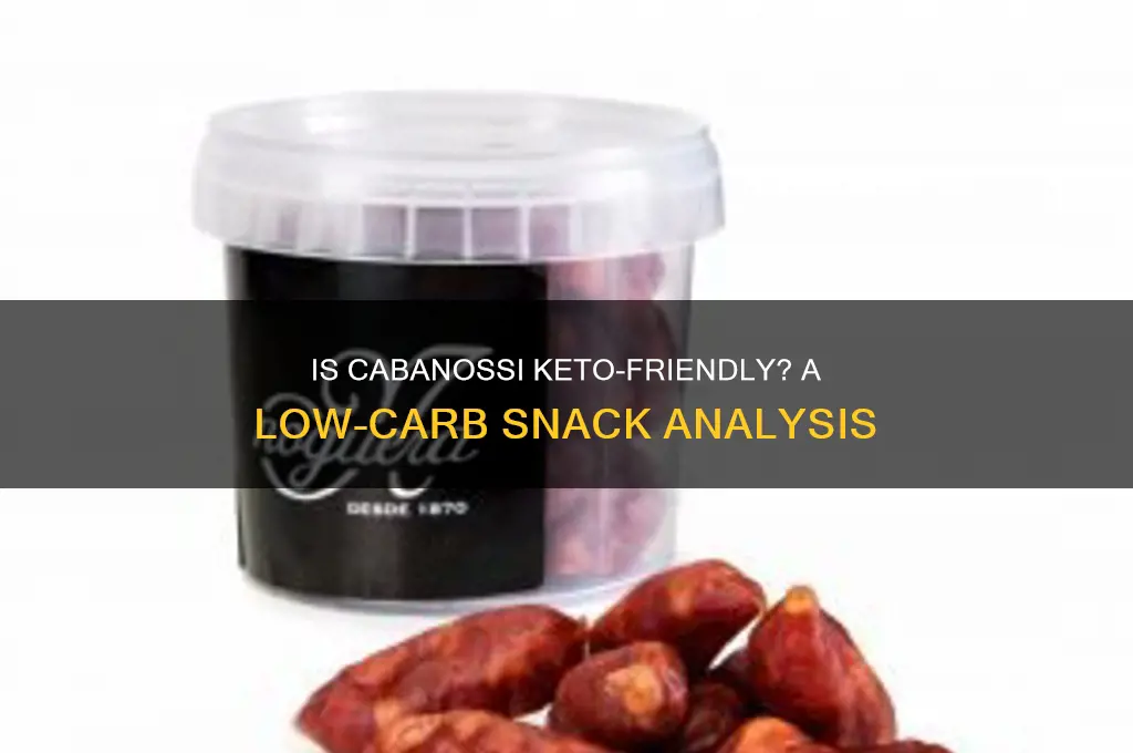 is cabanossi keto