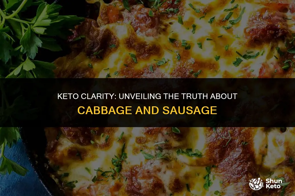 is cabbage and sausage keto friendly