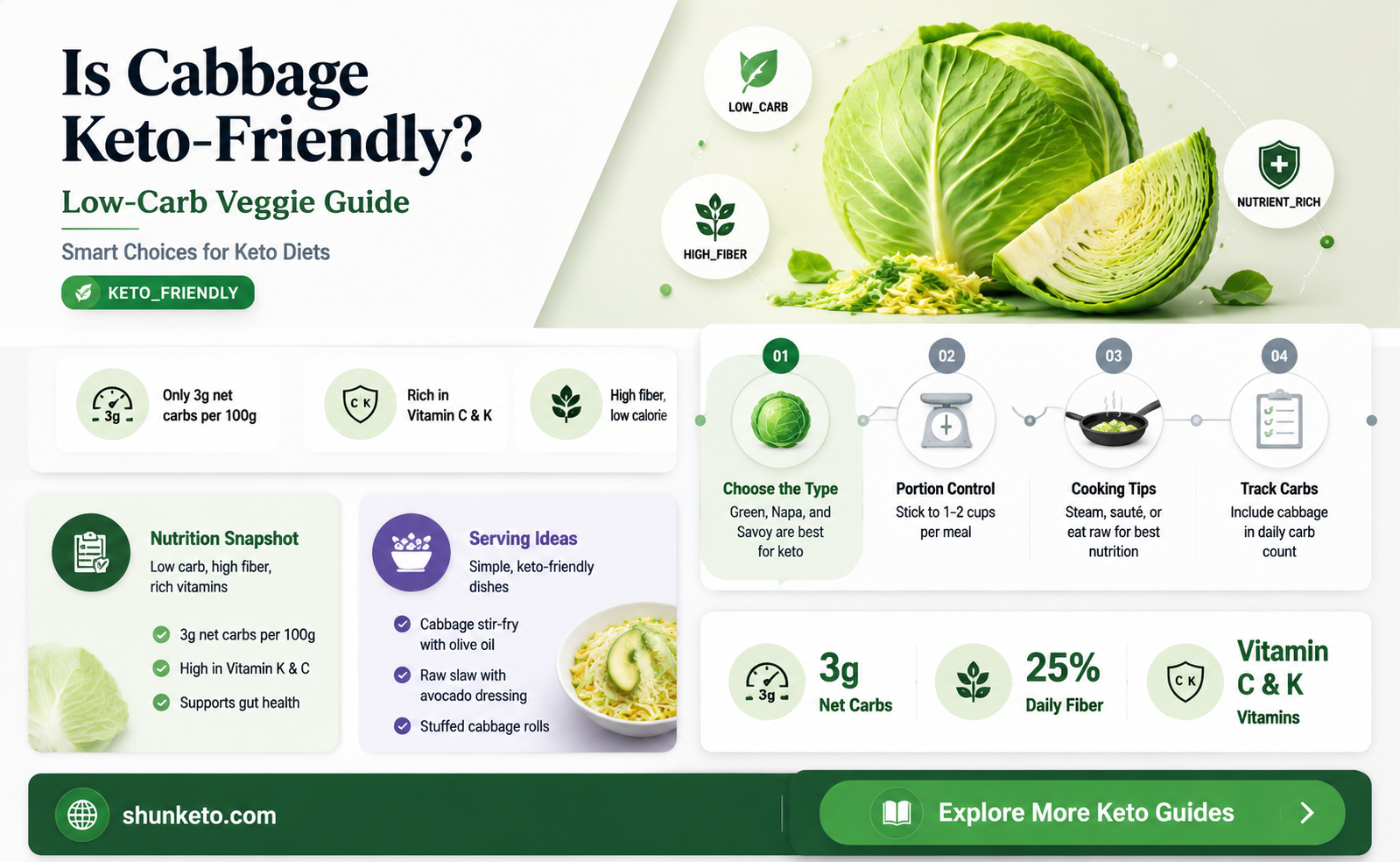 are cabbage keto
