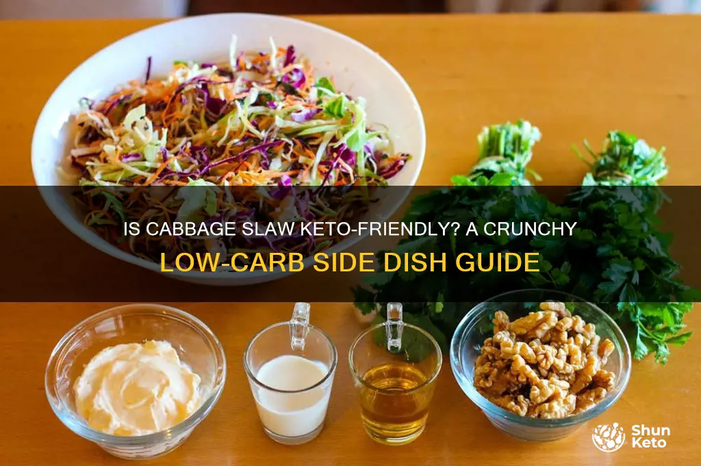is cabbage slaw keto