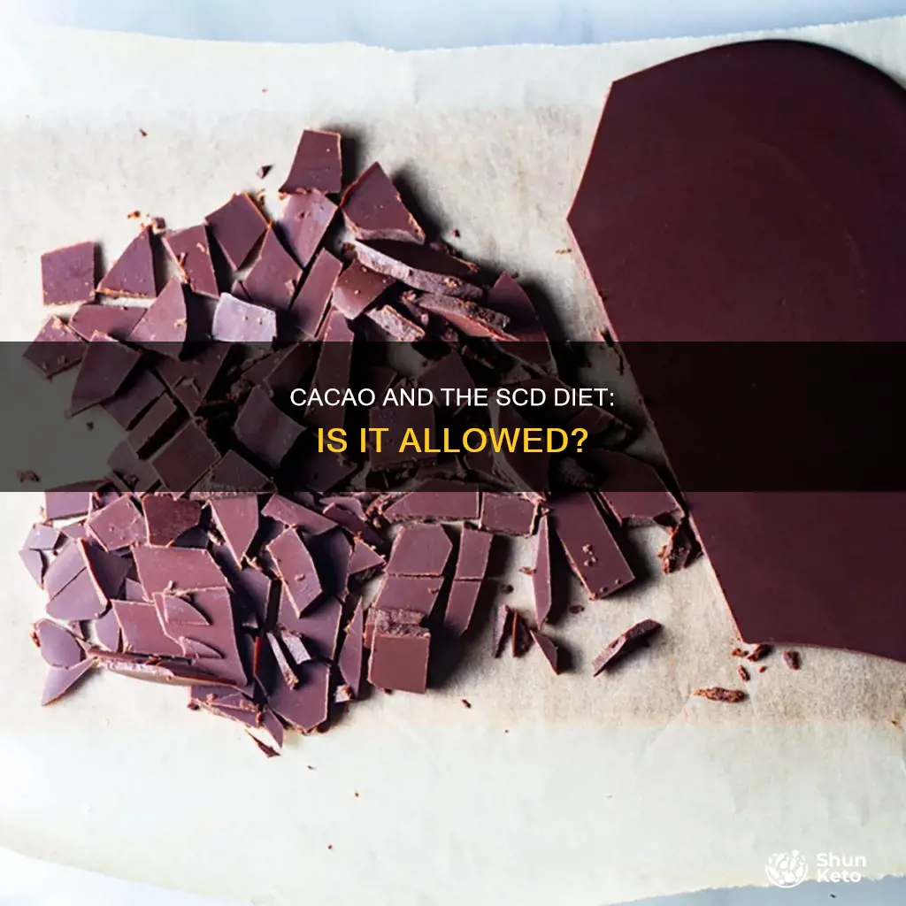 is cacao allowed on the scd diet