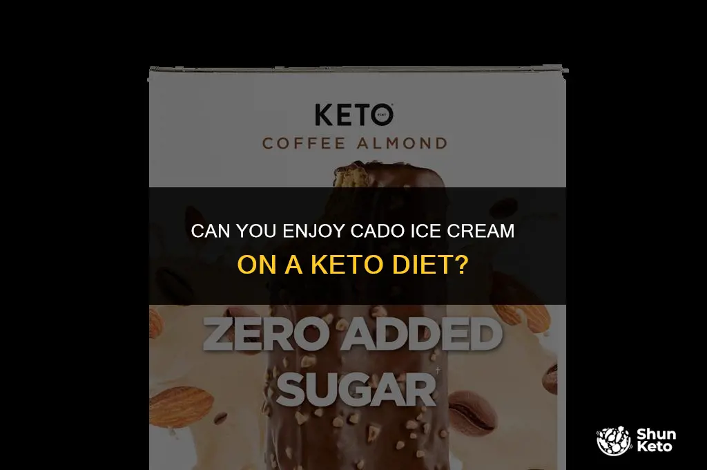 is cado ice cream keto friendly