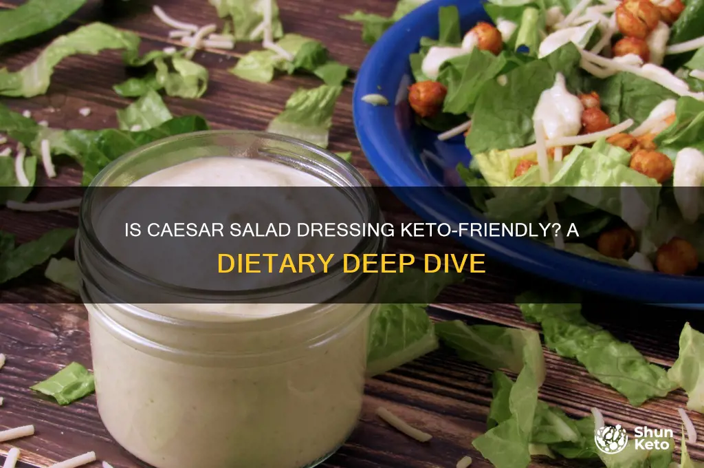 is caesar salad dressing keto