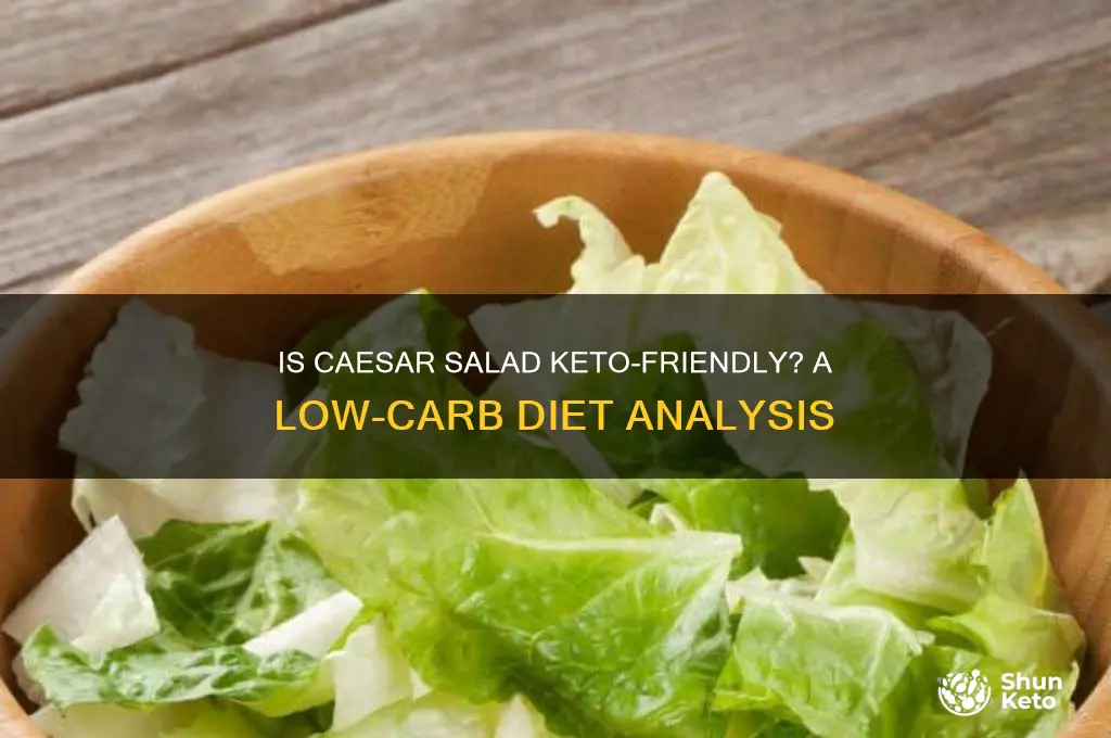 is caeser salad keto