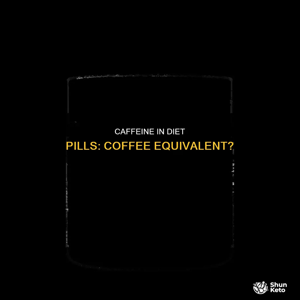 is caffeine in diet pills the same as drinking coffee