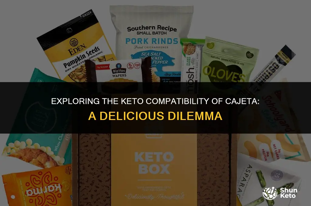 is cajeta keto friendly