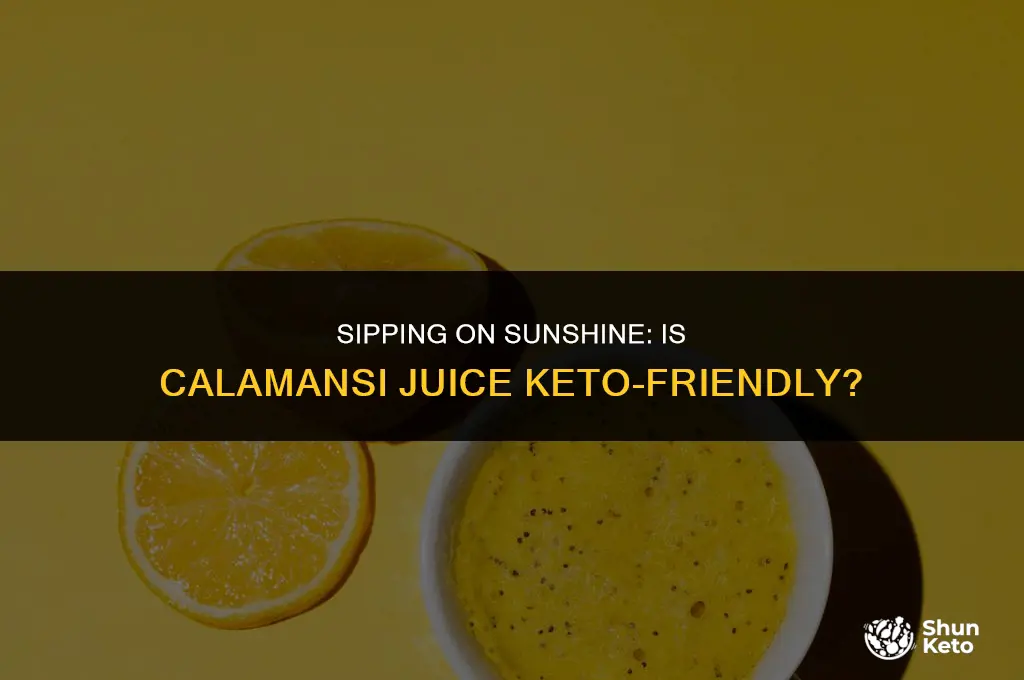 is calamansi juice keto-friendly