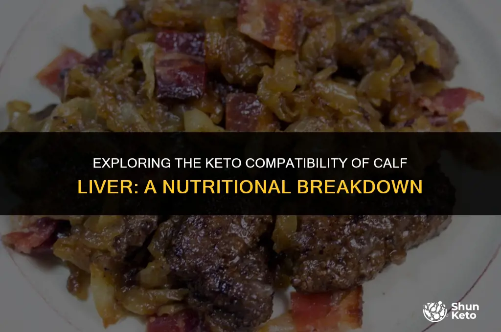 is calf liver keto friendly