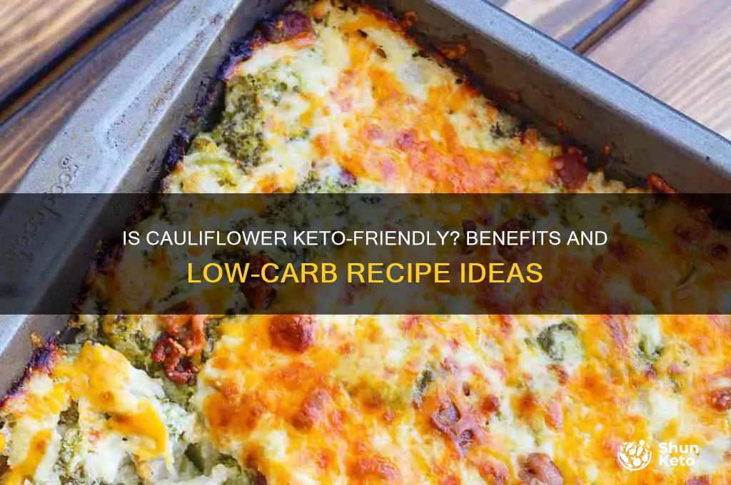 is califlower gppd fpr keto