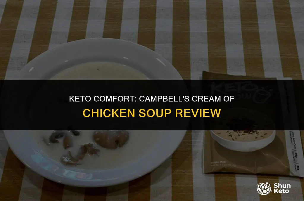 is campbell cream of chicken soup keto friendly