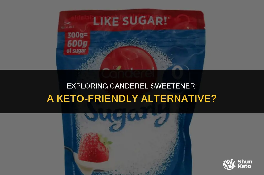 is canderel sweetener keto friendly