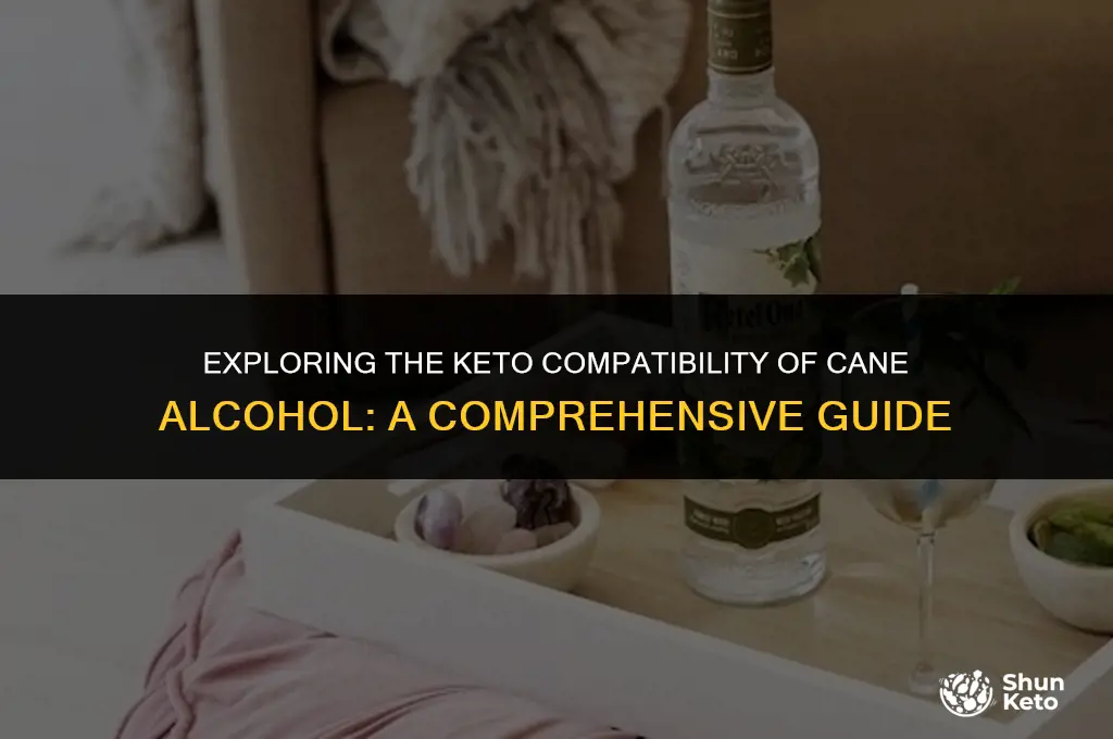 is cane alcohol keto friendly