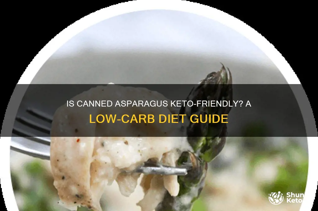 is canned asparagus keto