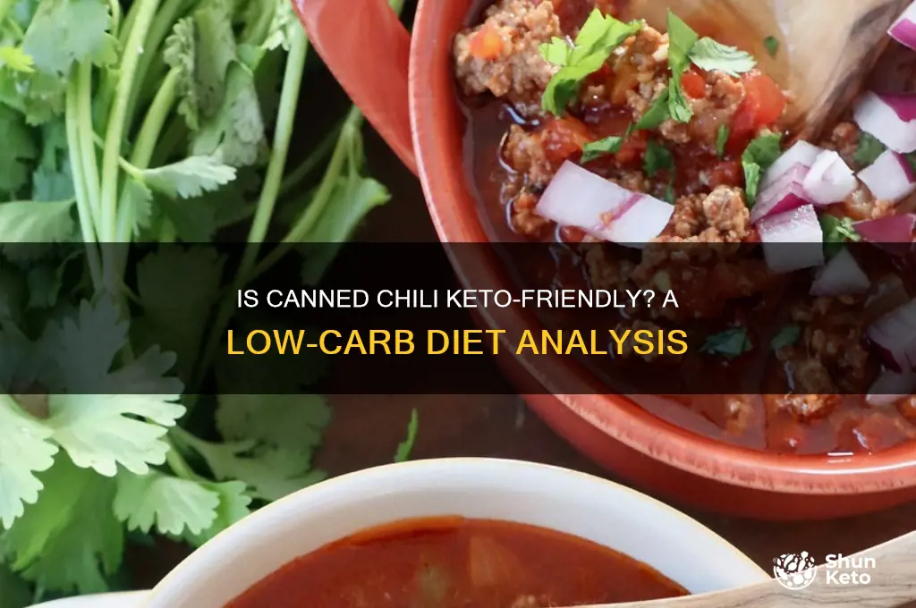 is canned chili keto