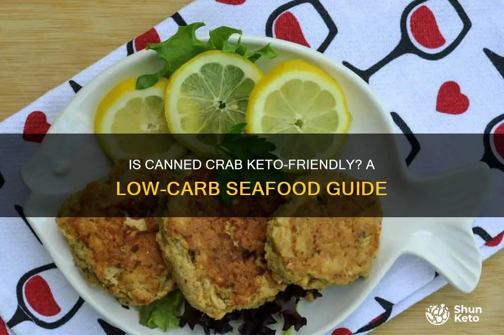 is canned crab keto