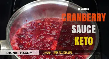 Is Canned Cranberry Sauce Keto-Friendly? A Dietary Analysis