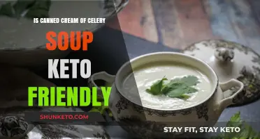 Keto-Friendly Cream of Celery Soup: A Canned Delight?