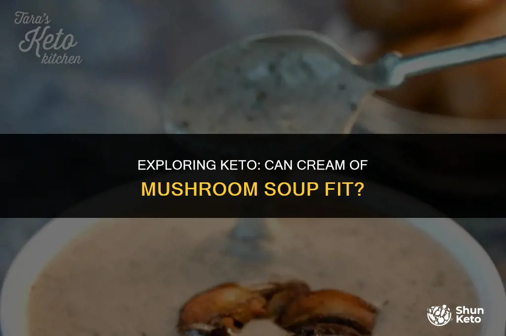 is canned cream of mushroom soup keto friendly