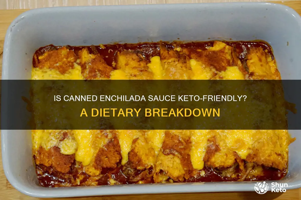 is canned enchilada sauce keto