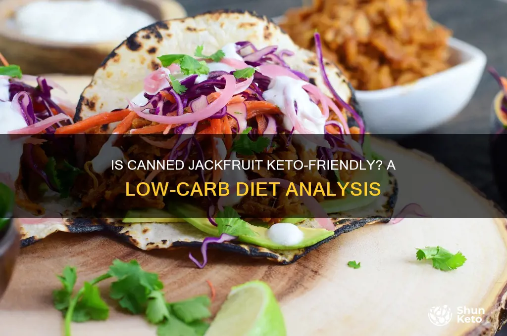 is canned jackfruit keto