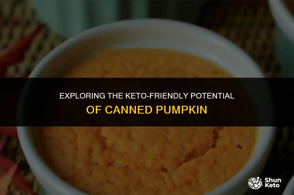 is canned pumpkin keto friendly